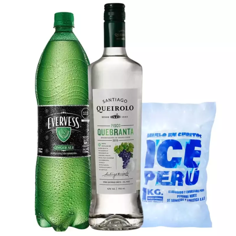 Combo Pisco Santiago Queirolo