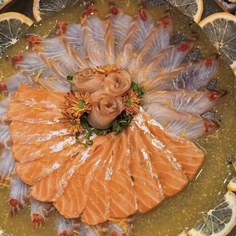 Carpaccio Salmon/Tilapia Trufado(20)