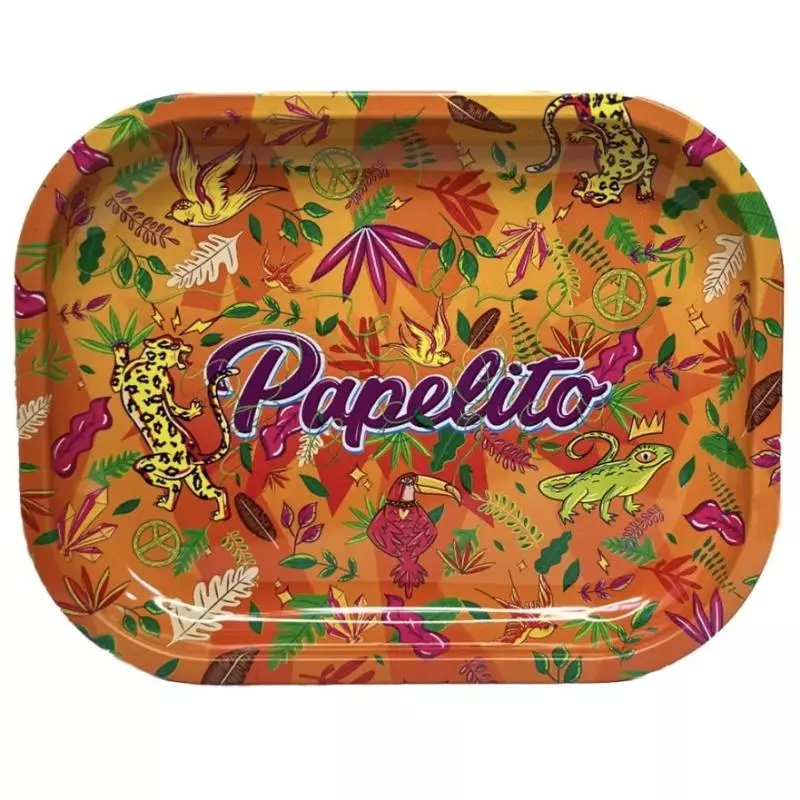 Bandeja Papelito Fauna Flora Laranja