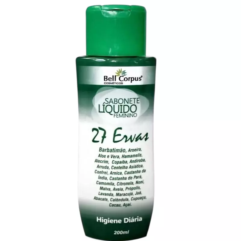 Sabonete líquido 27 ervas 200ml