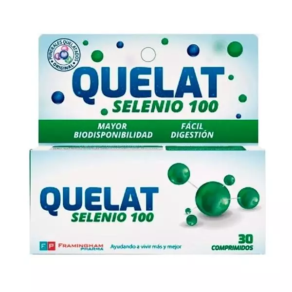 Quelat Selenio 100 x 30 Cápsulas.