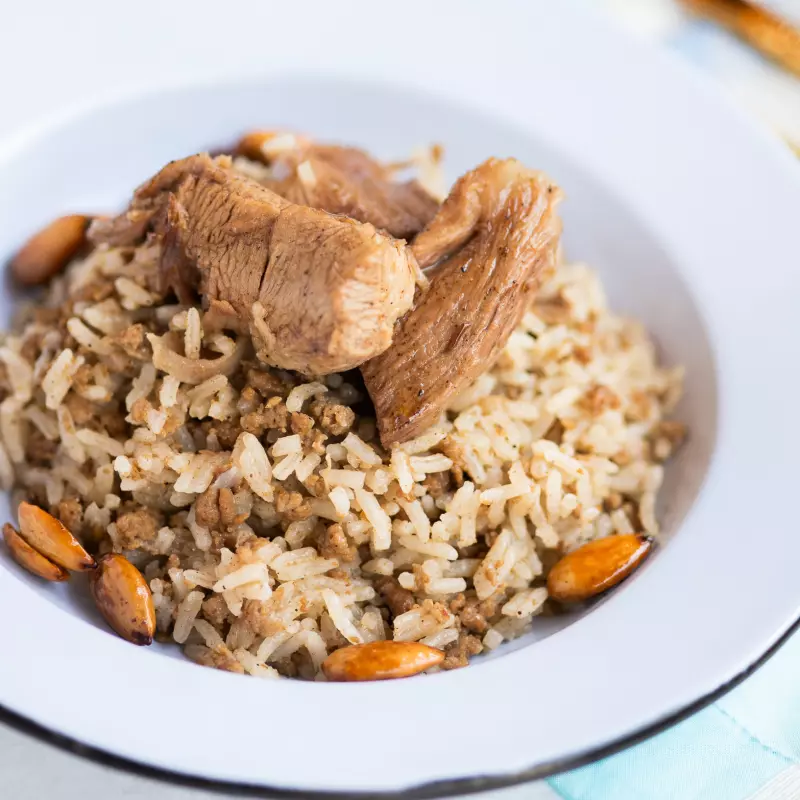 Arroz com Cordeiro (250 Gr)