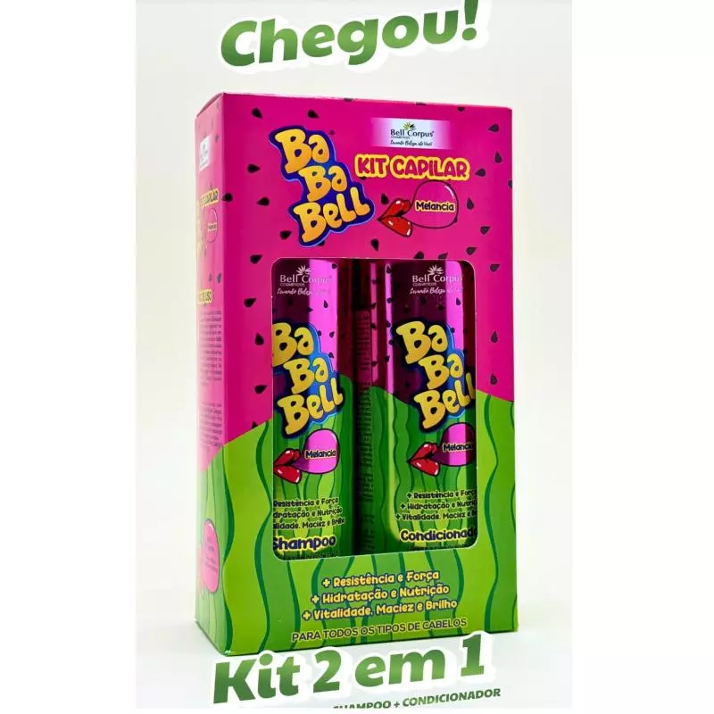 KIT CAPILAR 2X1 BABABELL MELANCIA