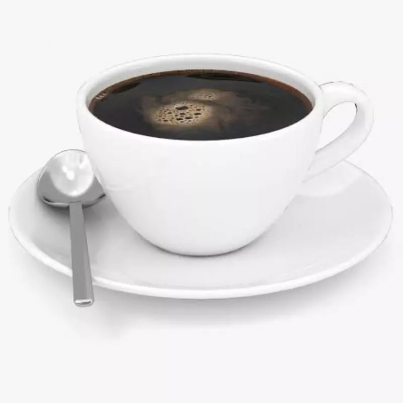 Café preto máquina