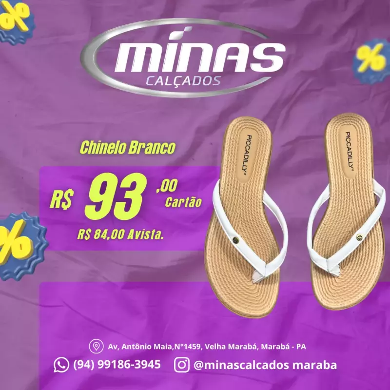 Chinelo Branco RF:513005
