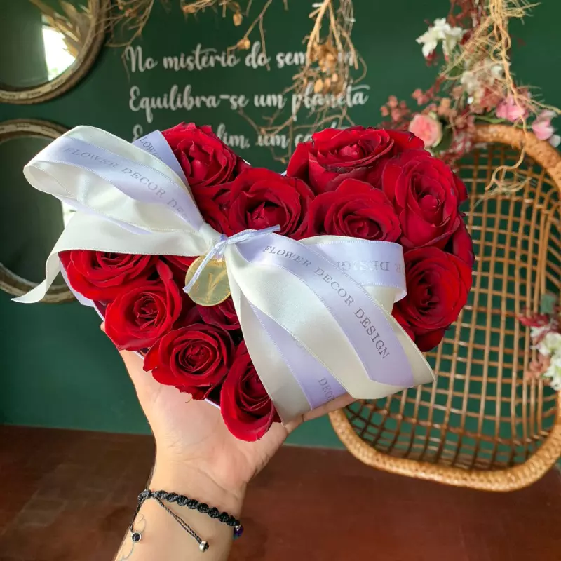 Box luxo cartonada de Coração