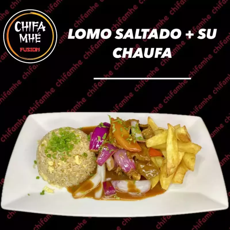LOMO SALTADO + SU CHAUFA