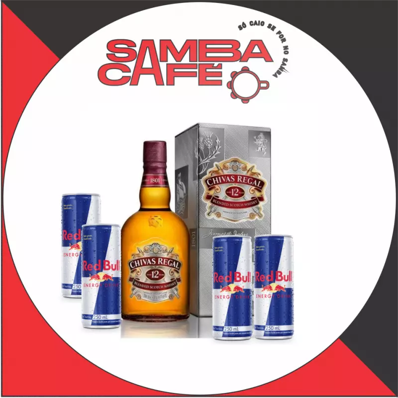 WHISKY CHIVAS + 4 RED BULLS (COMBO)