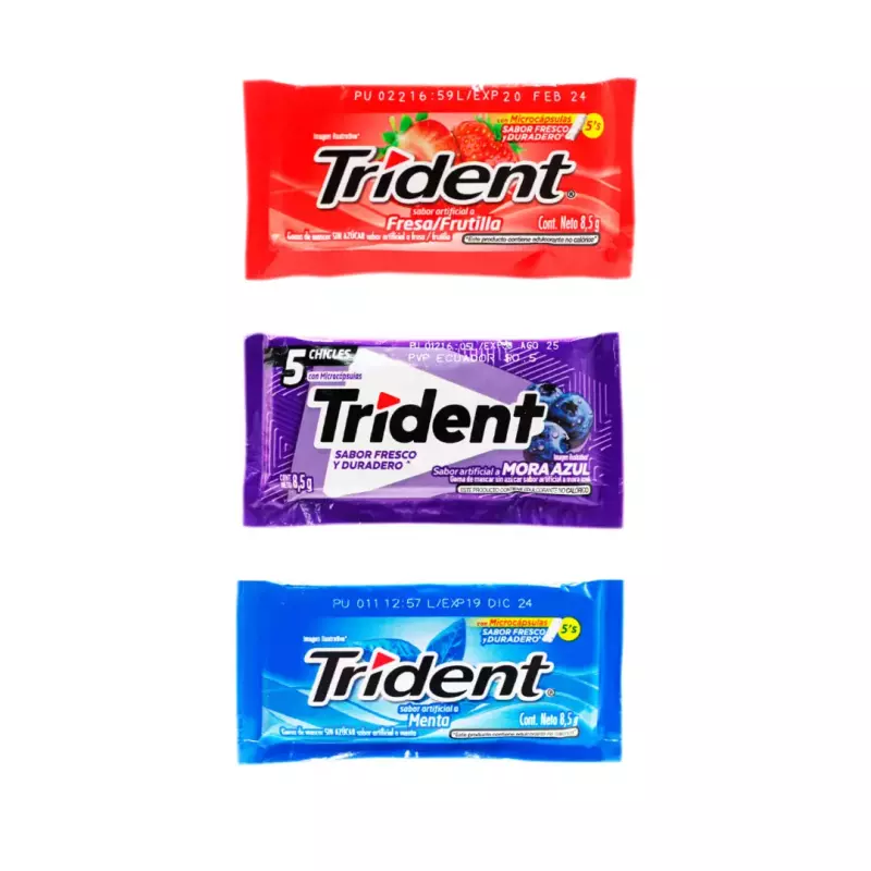 Chicle Trident Sabores