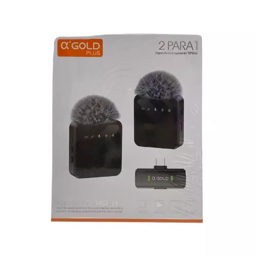 MICROFONE LAPELA GOLD TC MCF-19