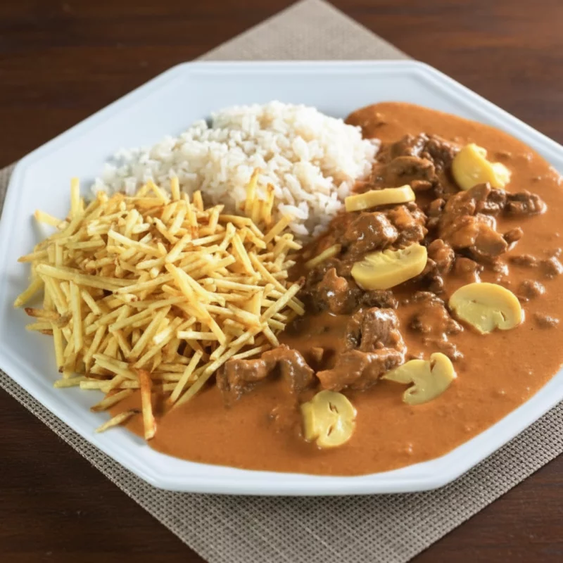 STROGONOFF CARNE      TODA  5* FEIRA
