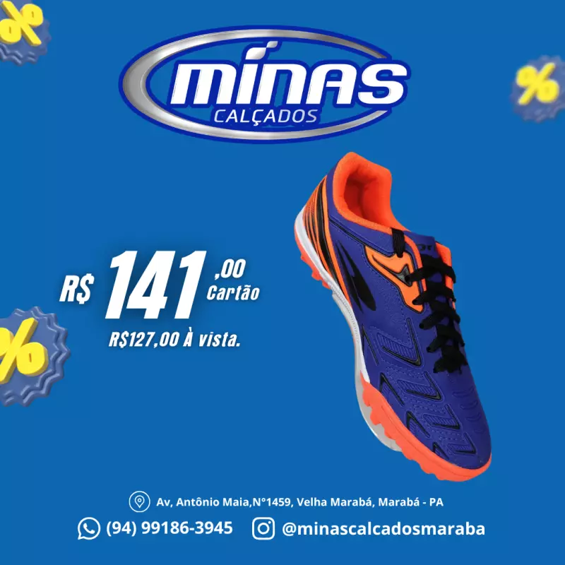 Chuteira Azul RF:3623322