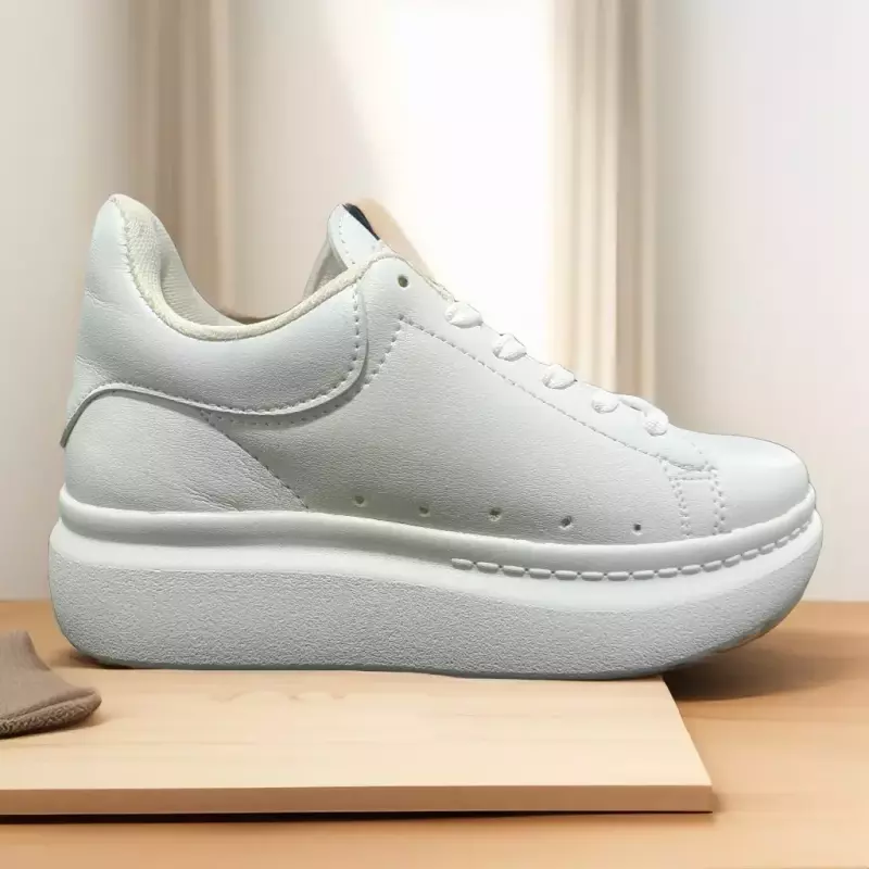 Tenis Plataforma Blanca para Dama