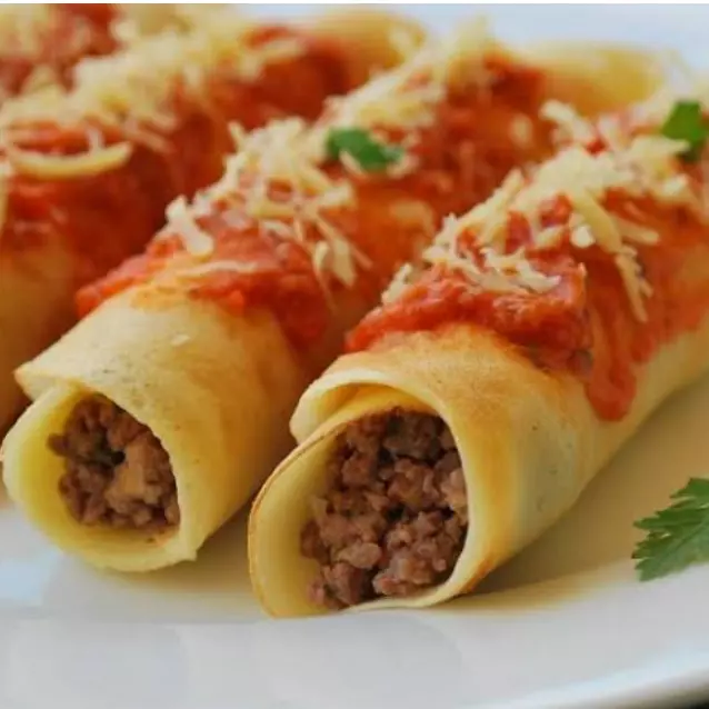 Panquecas de FRANGO-M.RAS