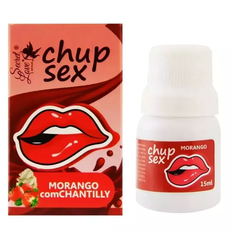 CHUP SEX MORANGO COM CHANTILLY 15ML