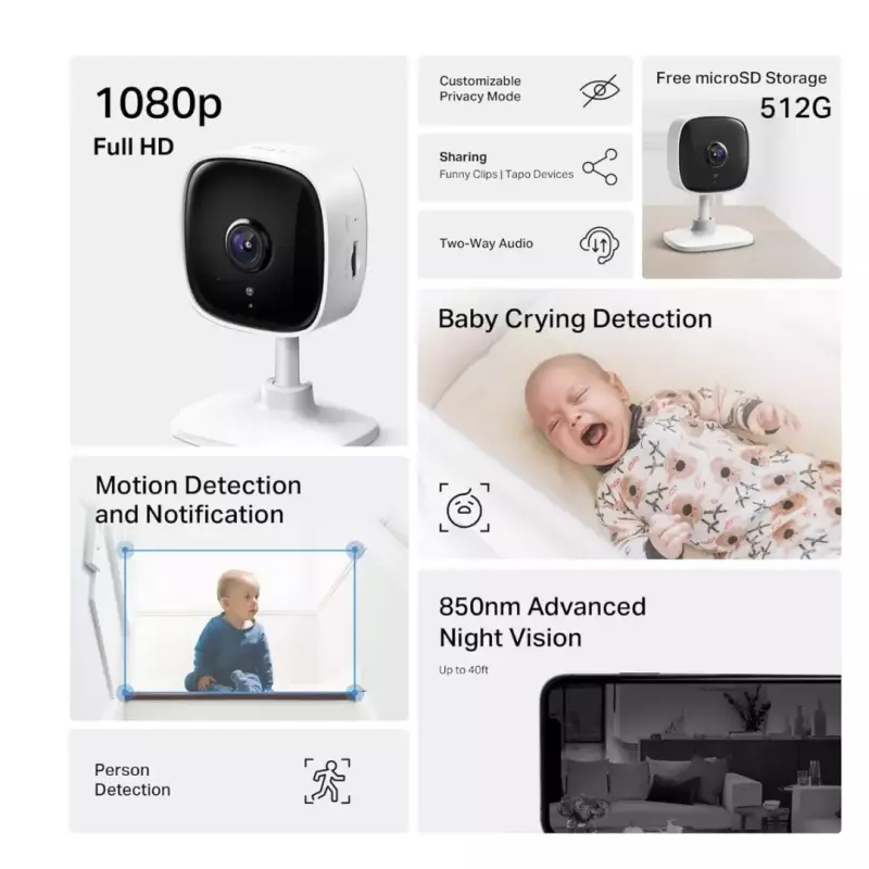 Cámara Tapo bebe