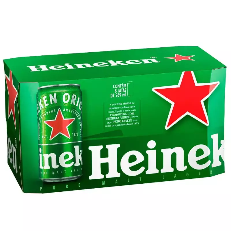 Heineken 269ml 8 unidades