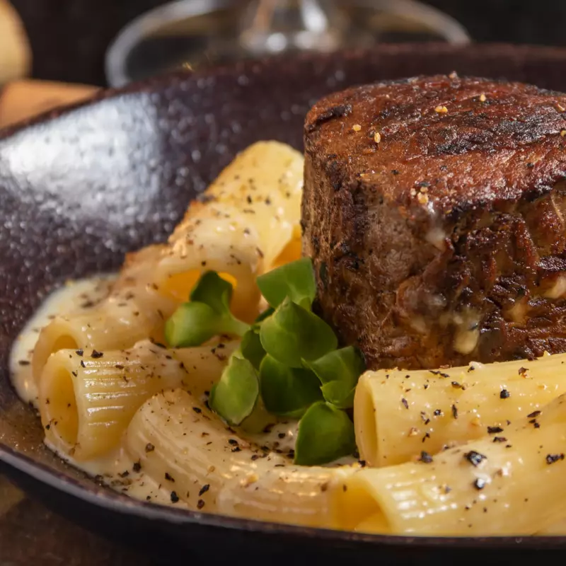 Medalhão ao Cacio e Pepe