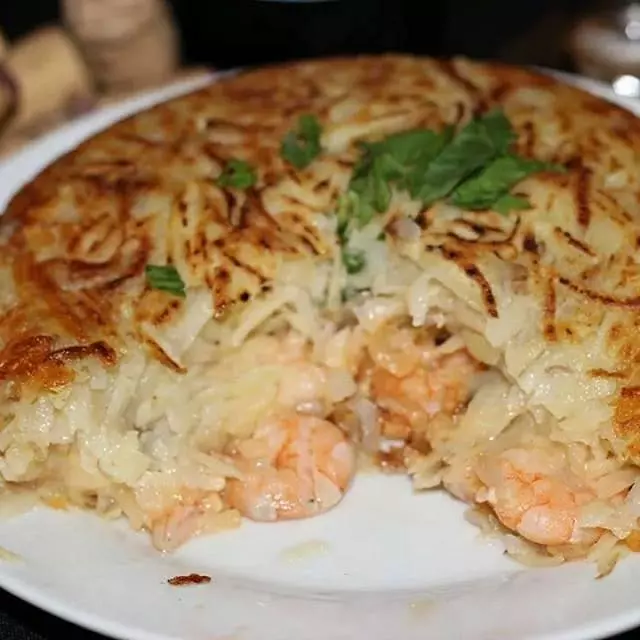 Batata rosti camarao pequena