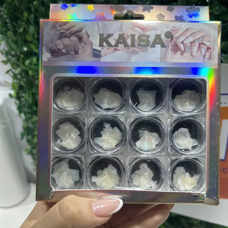 Cx. C/12 Madrepérola Branca Kaisa