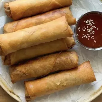 3 Mini Rollitos de Primavera