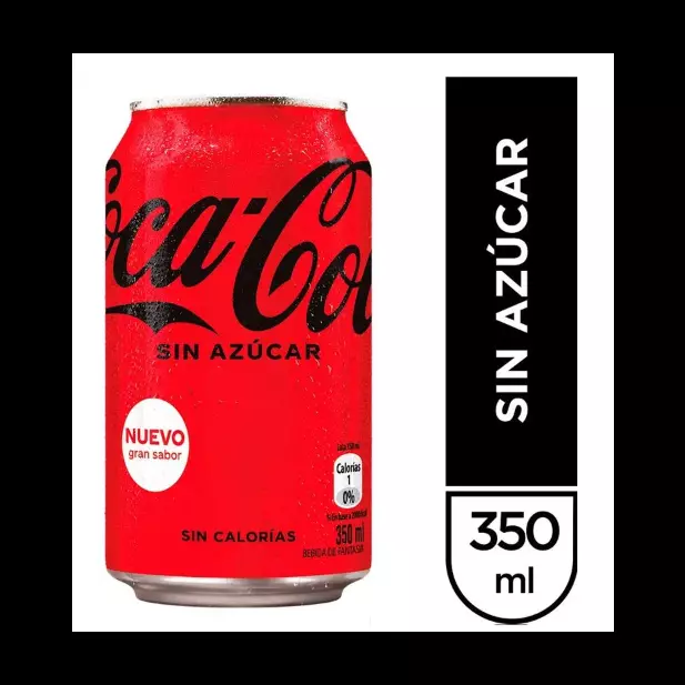 Cocacola Zero Lata 350