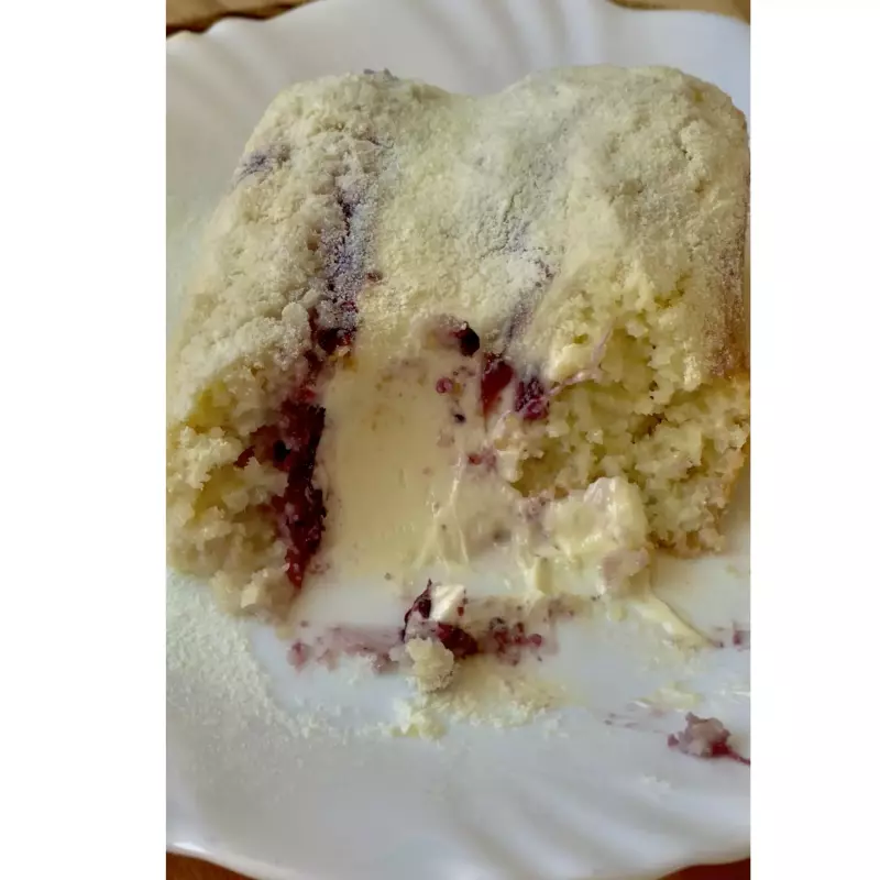 Creme laka (Com frutas vermelhas)