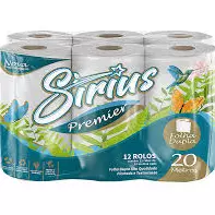 PAPEL HIG. SIRIUS FOLHA DUPLA 20M