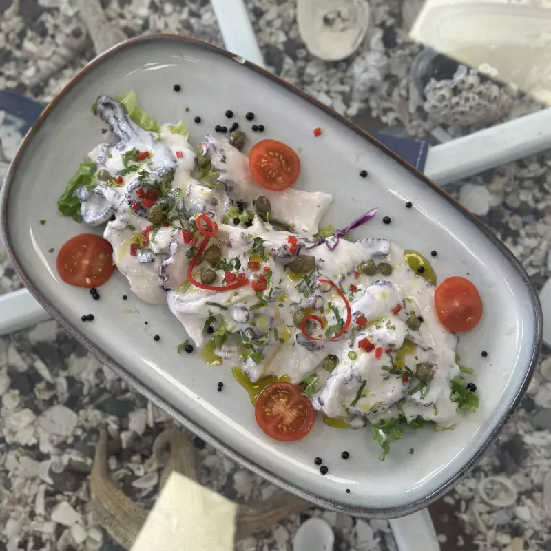 Carpaccio de pulpo