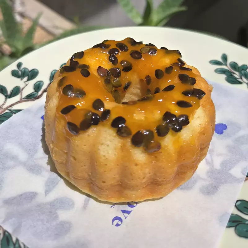 Bolo de iogurte com maracujá