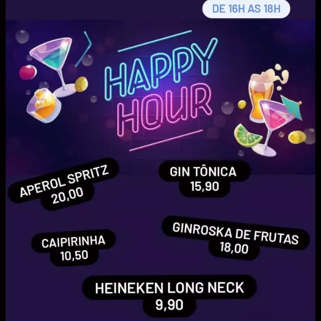 Preços e condições após 16h