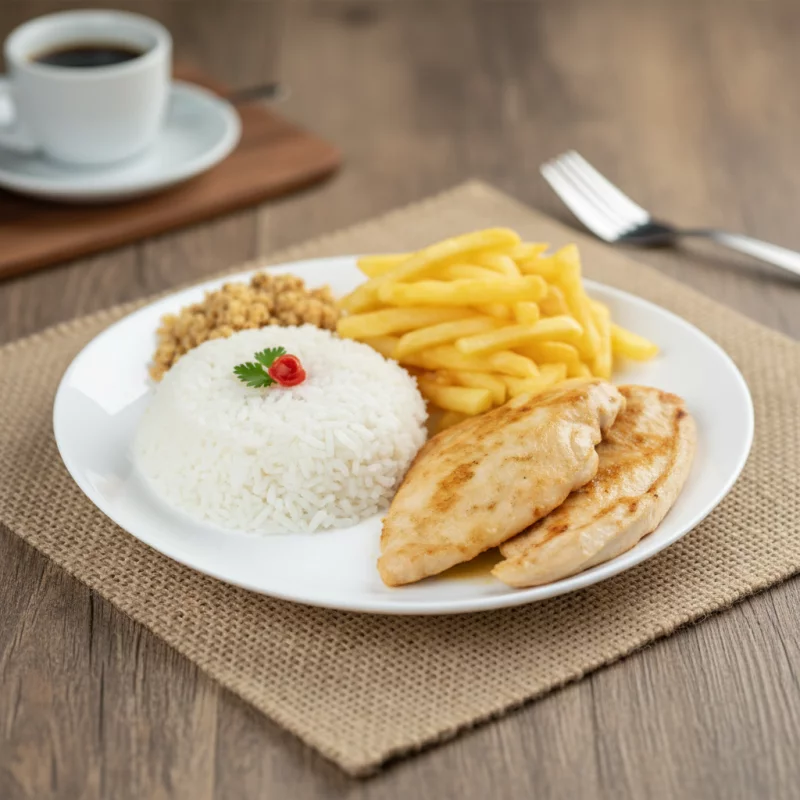 CHAPA DE FILA FRANGO + FRITAS