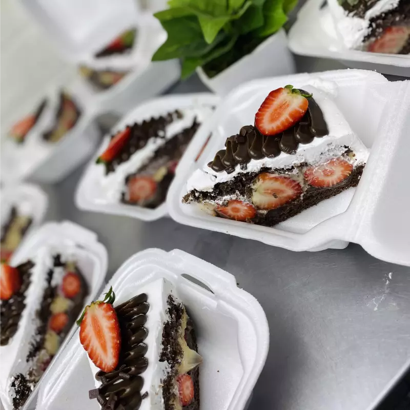 Fatia Bombom de Morango