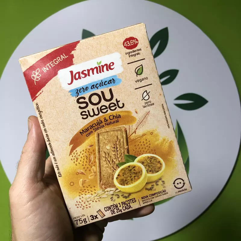 Biscoito Sou Sweet maracujá e chia