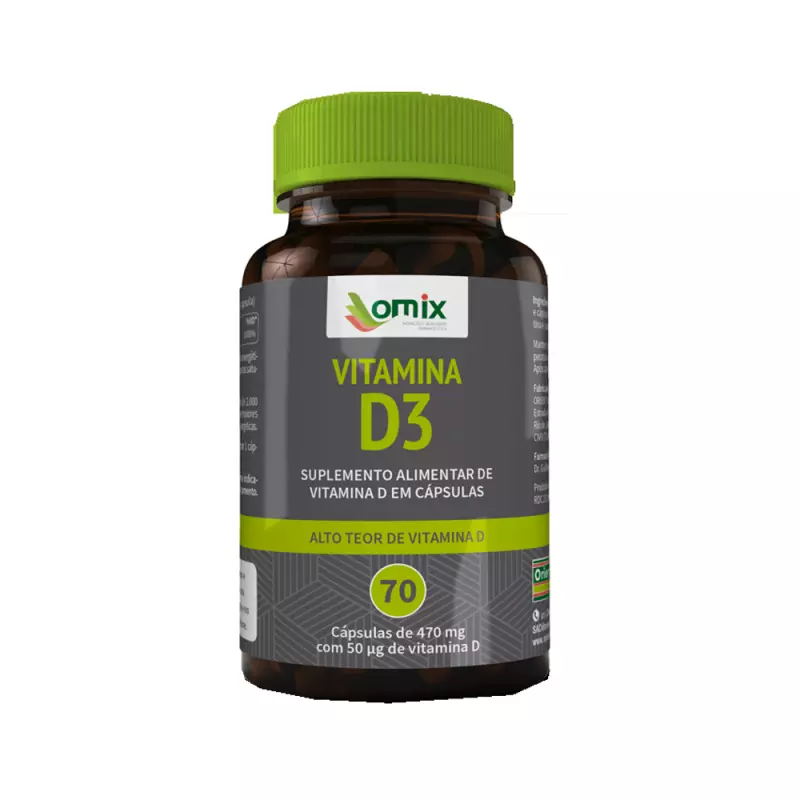 Vitamina D3 - 70 Cáps.