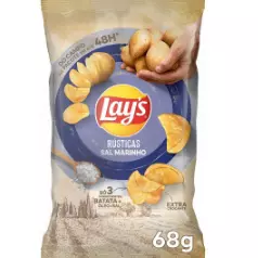 Lay's Rústica Sal Marinho 68g