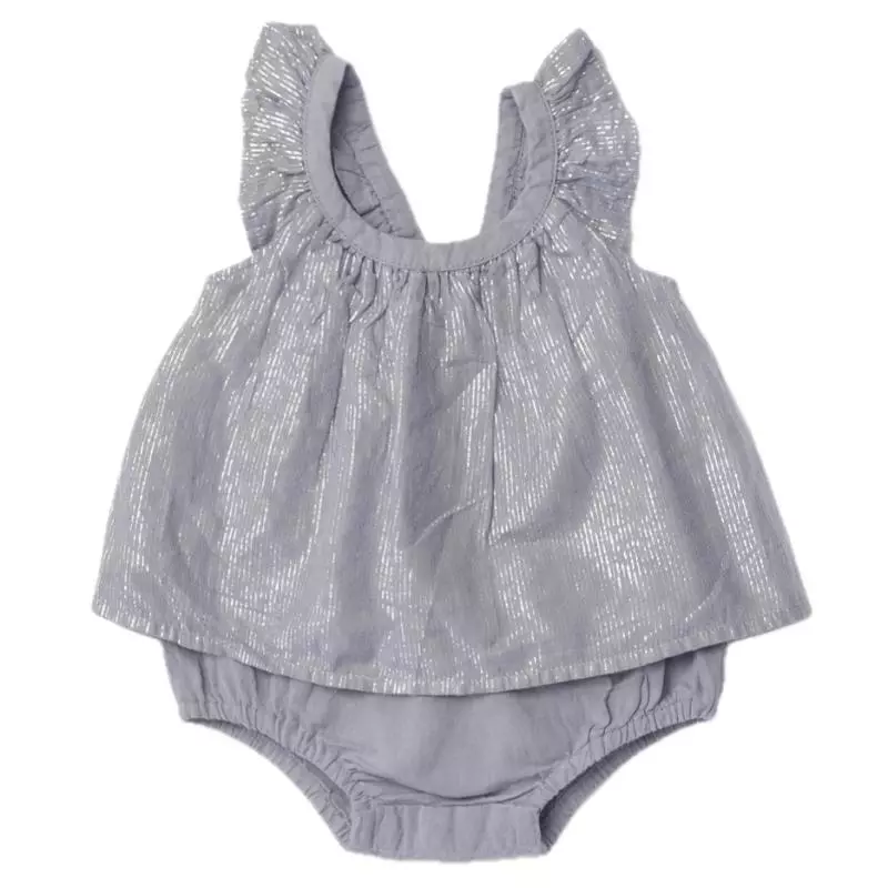 Vestido Hilos Plata