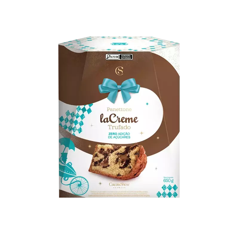 Panetone laCreme Zero Açúcar 650g