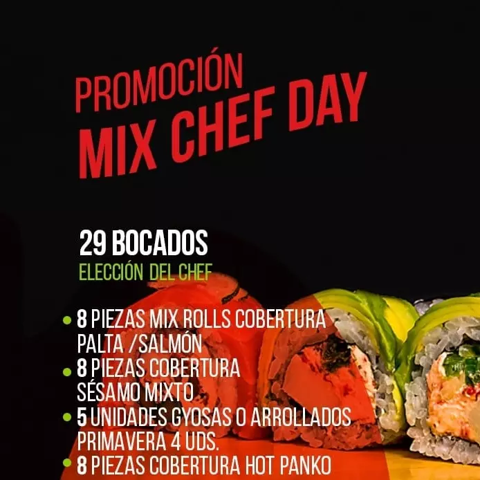 PROMO MIX CHEF DAY 29 PZAS