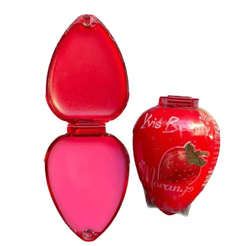 brilho labial morango