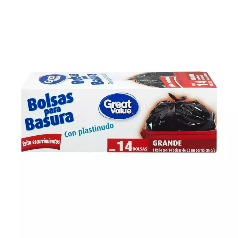 BOLSAS PARA BASURA GREAT VALUE GRAND