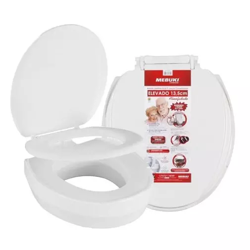 Assento Elevado 13,5cm Almofadado