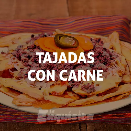 Tajadas con carne molida
