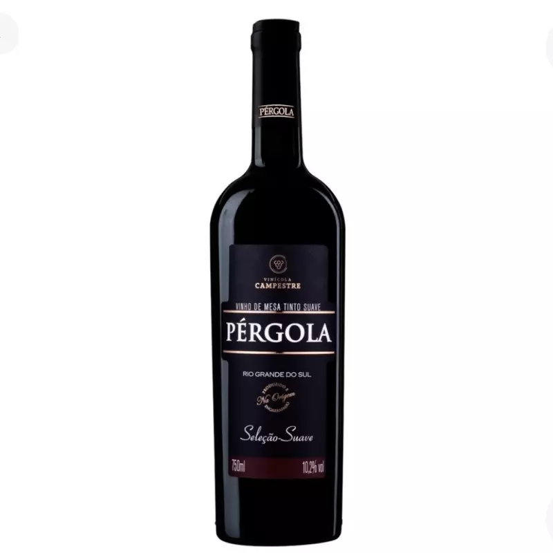 Vinho Pérgola tinto suave 750ml
