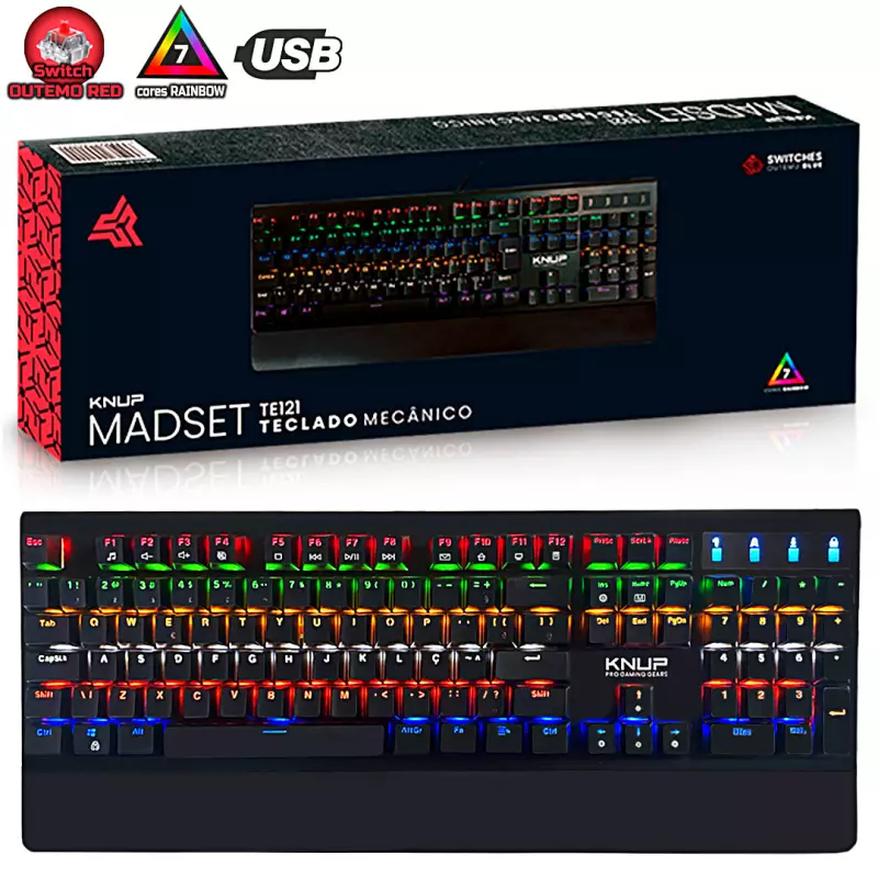 TECLADO MECANICO GAMER KP-TE121