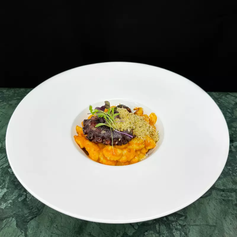 Ñoquis con Pulpo