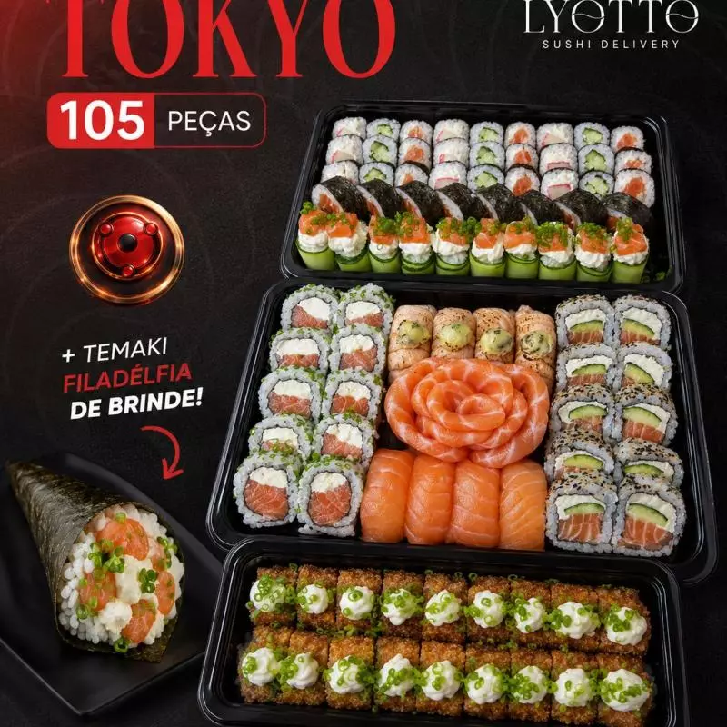 PROMO COMBO TÓKYO 105 + TEMAKI