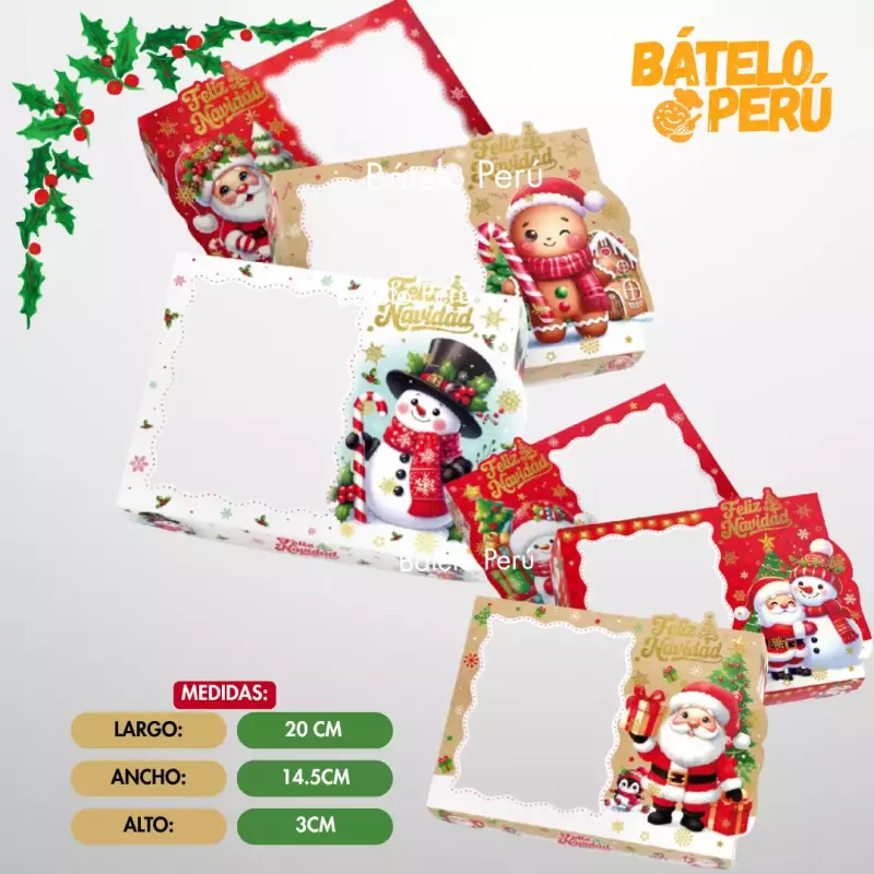 CAJA X12 CHOCOTEJAS NAVIDAD