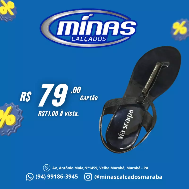 Sandália Preta RF:119117