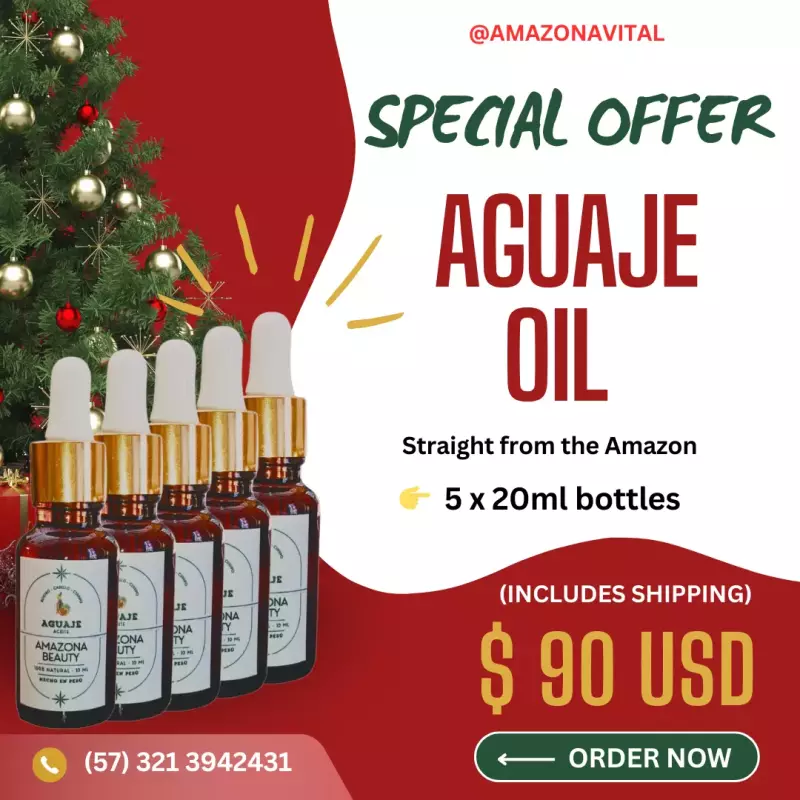 5 Aguaje OIl x 20ml Bottles (EE.UU)